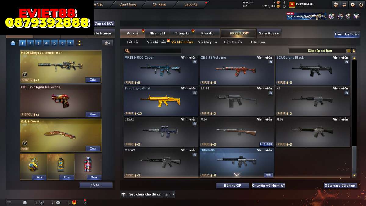shop acc cf uy tin gia re
